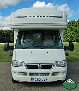 Front view of vehicle