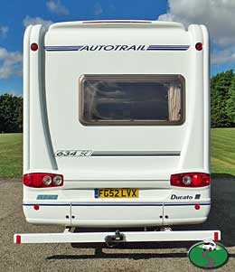 Rear view of vehicle